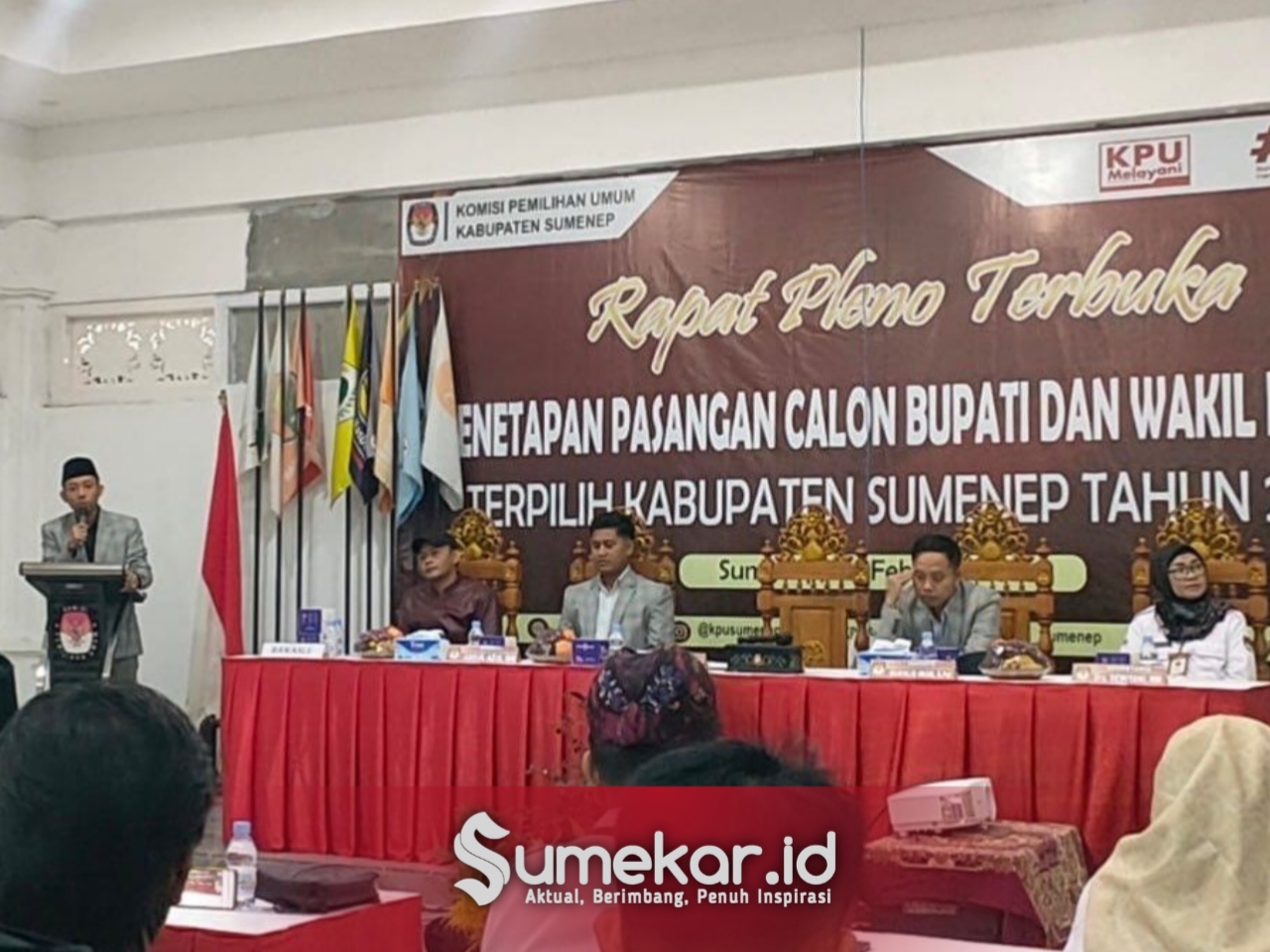Foto. Penetapan Pemenang Pilkada sumenep 2024.