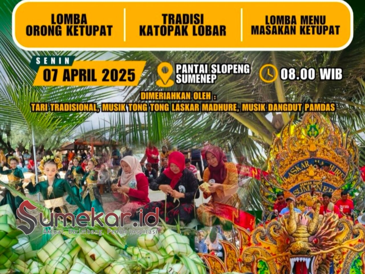 Foto. Festival ketupat 2025 Sumenep
