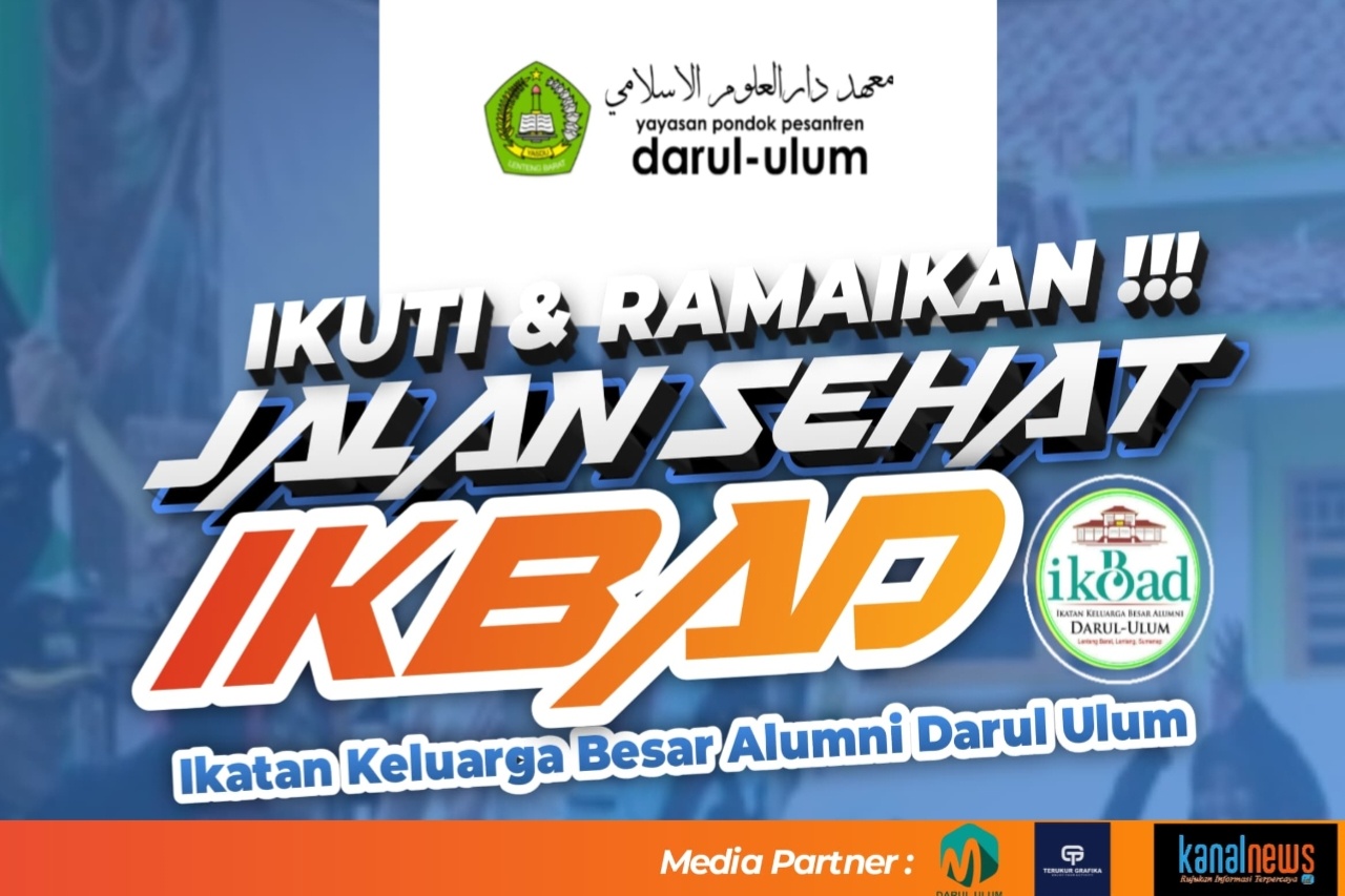 Foto. Flayer Jalan Sehat Ikbad Lembaga Pendidikan Darul Ulum Banding Sumenep