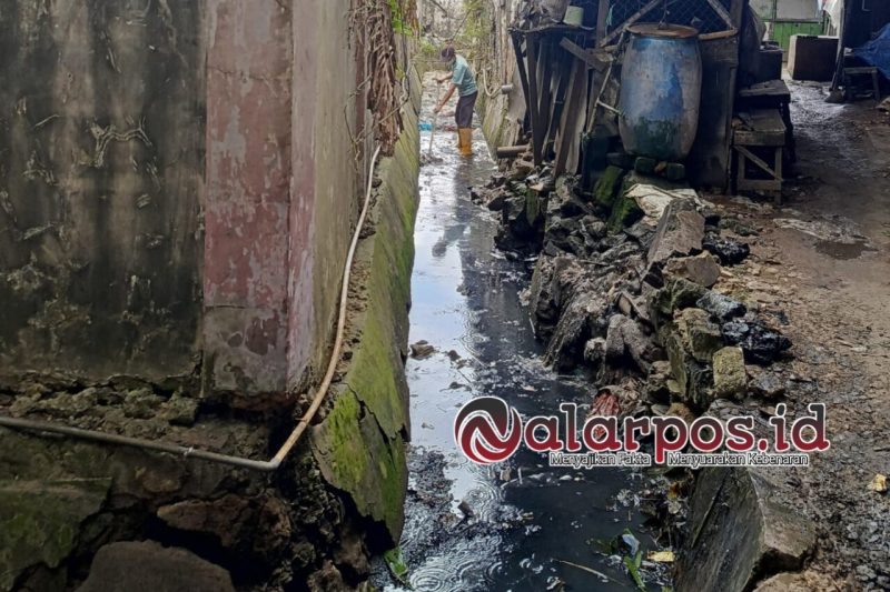 Foto. Slokan Pasar Anom sumenep