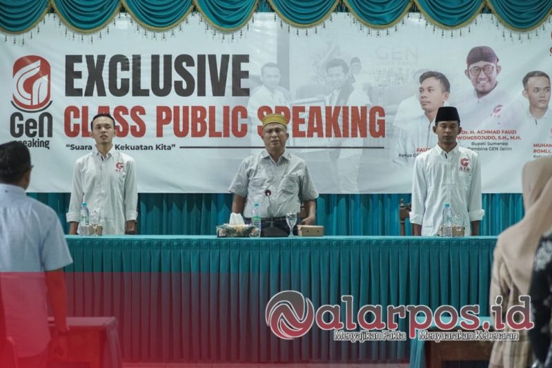 Foto. Kegiatan Class Publik Speaking GEN Jatim. 