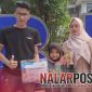 Foto. Arsila Siswi MI Al-Mas'ud Legung Timur saat didampingi Orang Tuanya dan Pengasuh Yayasan Al-mas'ud Desa Legung Timur mengikuti Grand Final Festival Anak Berprestasi ke-14 (FABI-14) dalam kategori lomba Matematika. 