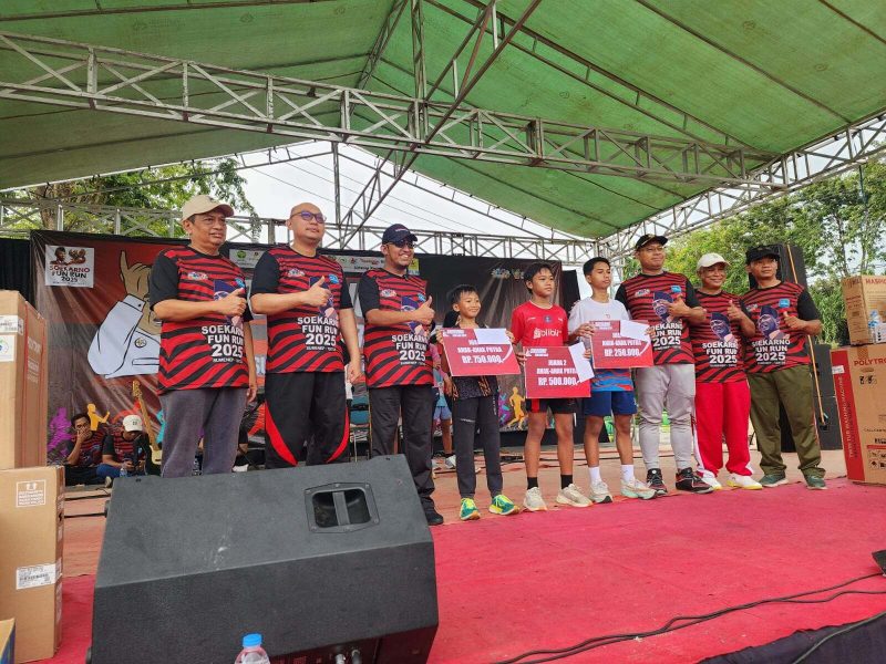 Foto. Salahsatu Diantara Peserta Pemenang Soekarno Fun Run 2025