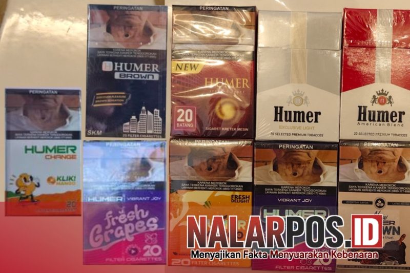 Foto. Produk Rokok Humer Berbagai Varian yang dikantongi Redaksi Nalarpos.id