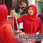 Foto. Suasana RT 7 RW 5, Kelurahan Jemursari, Surabaya bersama Neng Lia dalam Momentum kegiatan HUT RI ke-80 