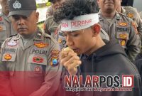 Foto. Aksi Mahasiswa Dear Jatim di Mapolres SUMENEP terkait Dugaan Korupsi Besar 