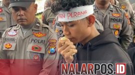 Foto. Aksi Mahasiswa Dear Jatim di Mapolres SUMENEP terkait Dugaan Korupsi Besar 