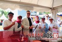 Foto. Nova Harivan Paloh saat bersama warga dalam momentum pesta Rakyat Kemerdekaan Republik Indonesia ke-80