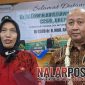 Foto. Direktur Teknologi Informasi BPJS Kesehatan RI, Dr. Ir. Edwin Aristiawan, M.M., CPM-A., CCGO., QRGP., CCCO (Kanan). Direktur RSUD Moh Anwar Sumenep, Dr Erliyati M.Kes (Kiri) 