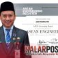 Foto. Gelar Baru Kepala Bappeda Sumenep, Arif Firmanto ASEAN Eng