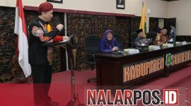 Foto. Kepala Bappeda Sumenep, Dr Ir Arif Firmanto saat menyampaikan sambutannya di sela-sela Penyusunan RKPD - RPJMD 2025/2029