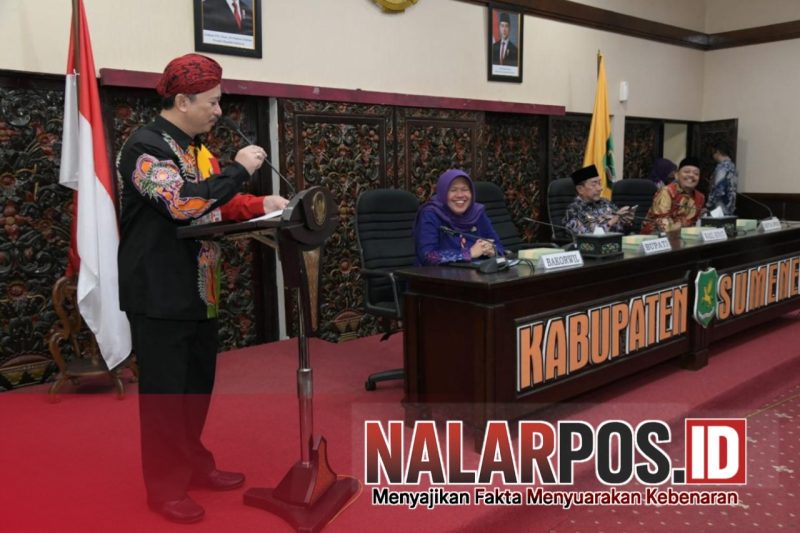 Foto. Kepala Bappeda Sumenep, Dr Ir Arif Firmanto saat menyampaikan sambutannya di sela-sela Penyusunan RKPD - RPJMD 2025/2029