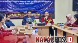 Foto. Sosialisasi RAD-PG Bappeda Sumenep