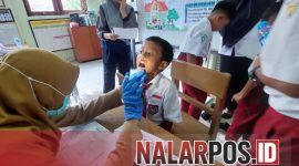 Foto. KegiatanPemeriksaan kesehatan Gratis (PKG) Anak Usia Sekolah SD, MI, SMP, MTS, MA, SMA Pusat Kesehatan Masyarakat (Puskesmas) Batang-batang 