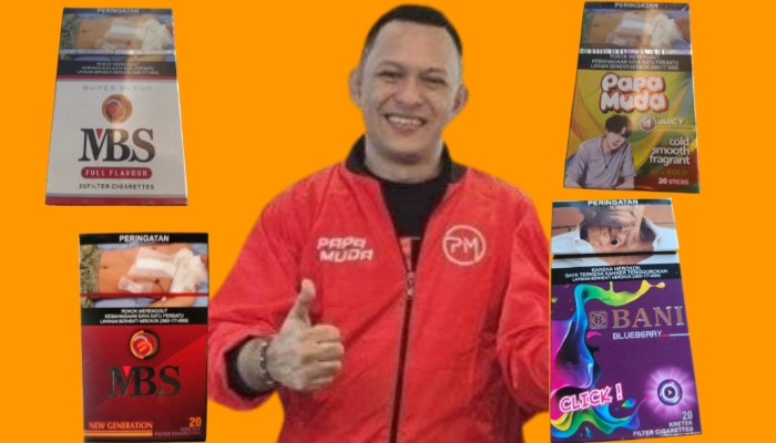 Haji Ali Zaenal Abidin, pengusaha yang namanya dikaitkan dengan peredaran rokok “Papa Muda” dalam dugaan manipulasi pita cukai di Kabupaten Sumenep. Foto/Kolase.