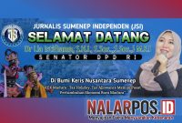 Foto. Banner ucapan Selamat Datang dari Jurnalis Sumenep Independen (JSI) kabupaten Sumenep