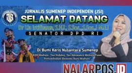 Foto. Banner ucapan Selamat Datang dari Jurnalis Sumenep Independen (JSI) kabupaten Sumenep