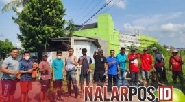 Foto. Kegiatan Aksi Bersih-bersih Jurnalis Sumenep Independen (JSI) bersama DLH dan PKDI