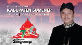 Foto. Flayer Ucapan Selamat Hari Jadi Sumenep ke 756 