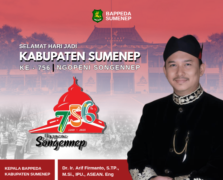 Foto. Flayer Ucapan Selamat Hari Jadi Sumenep ke 756 