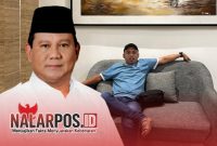 Foto. Presiden RI Prabowo Subianto dengan Baground Sekjen JSI Sumenep Toifur Ali Wafa