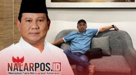 Foto. Presiden RI Prabowo Subianto dengan Baground Sekjen JSI Sumenep Toifur Ali Wafa