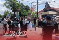 Foto. Aksi Demonstrasi penahanan kartu PKH Himpass Sapeken