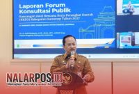 Foto. Sambutan Kepala Bappeda Sumenep di Momen FKP RKPD 2027
