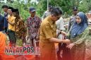 Foto. Penyaluran Bantuan Korban Bencana di kecamatan pragaan Sumenep Madura