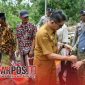 Foto. Penyaluran Bantuan Korban Bencana di kecamatan pragaan Sumenep Madura