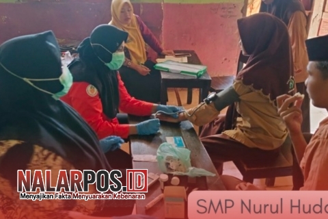 Foto. Pemeriksaan kesehatan berkala terintegrasi Penyakit Tidak Menular (PTM) dan Cek Kesehatan Gratis (CKG). 