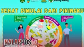 Foto. Sehat dimulai dari Piringku (Potongan Flayer Puskesmas Batang-batang). 