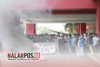 Foto. Kritik BEM Sumenep atas Temuan  kokain 