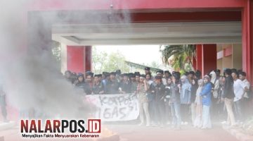 Foto. Kritik BEM Sumenep atas Temuan  kokain 