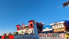 Foto. Tampak Tol Laut KMP DBS III saat berada di Pelabuhan Kalianget Sumenep